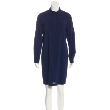 Abito camicia blu