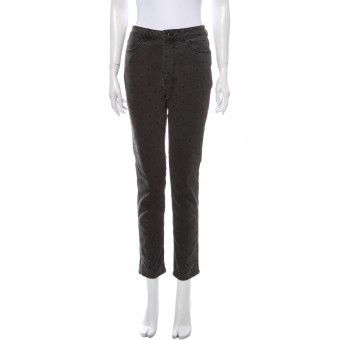 Pantaloni neri a pois