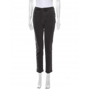 Pantaloni neri a pois