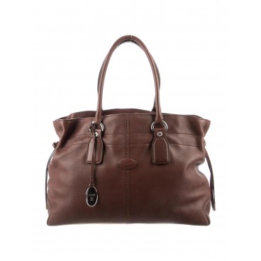Borsa in pelle marrone
