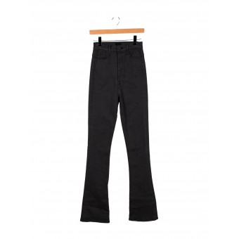 Jeans a vita alta nero