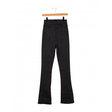 Jeans a vita alta nero