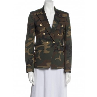 Blazer doppiopetto camouflage