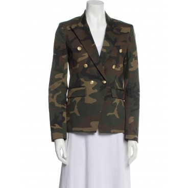 Blazer doppiopetto camouflage