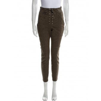 Pantaloni cachi a vita alta