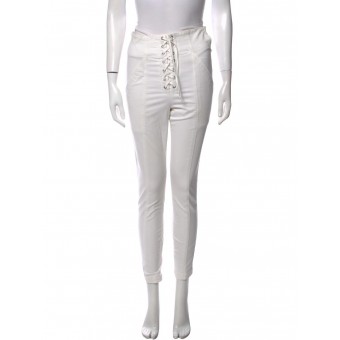Pantaloni bianco avorio