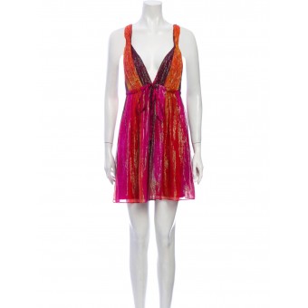 Abito corto con lurex