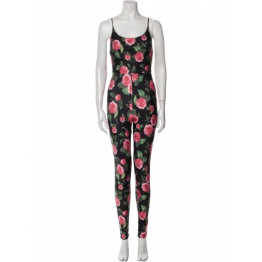 Tuta catsuit a fiori Tuta catsuit a fiori