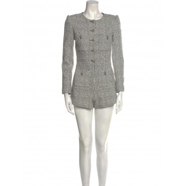 Tuta corta in tweed