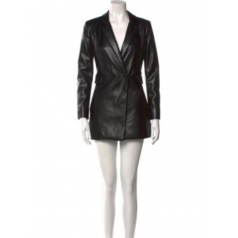 Tuta blazer in ecopelle