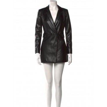Tuta blazer in ecopelle
