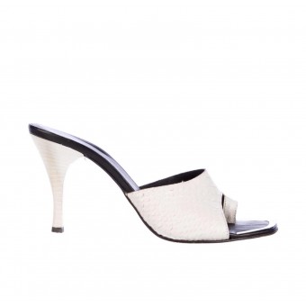 Sandali in cocco bianchi