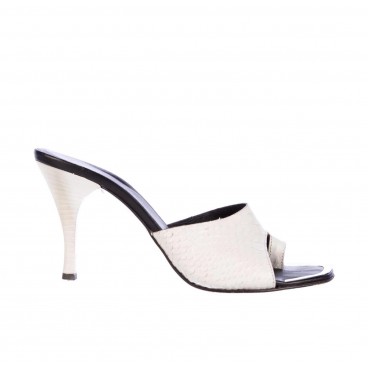 Sandali in cocco bianchi
