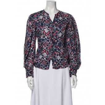 Blusa floreale blue