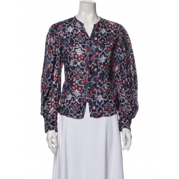 Blusa floreale blue