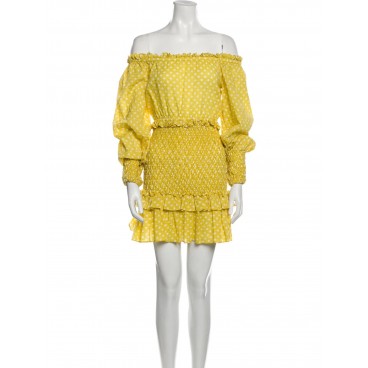 Abito a pois giallo