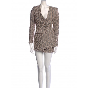 Tuta corta blazer jacquard Tuta corta blazer jacquard