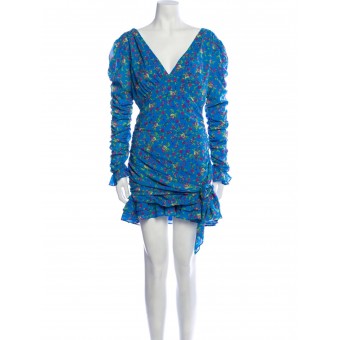 Abito drappeggiato blue