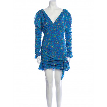 Abito drappeggiato blue