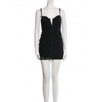 Abito a corsetto in pizzo