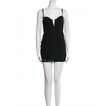 Abito a corsetto in pizzo