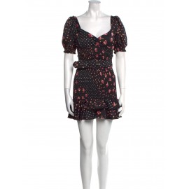 Abito smocked fiori e pois