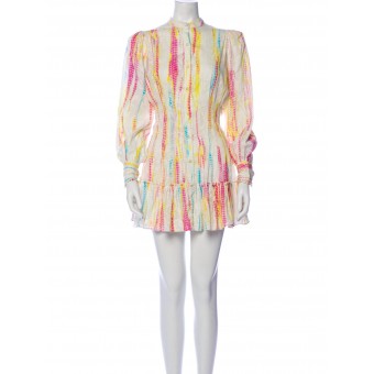 Abito tie dye ecru