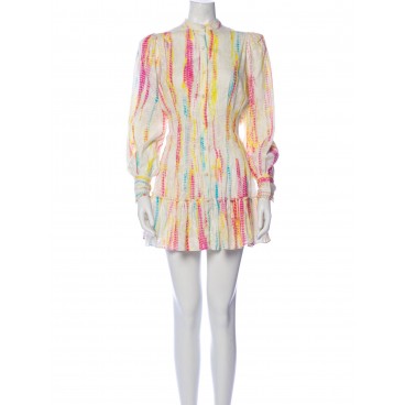 Abito tie dye ecru