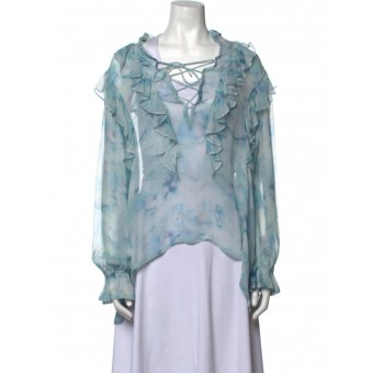 Blusa in viscosa tye die