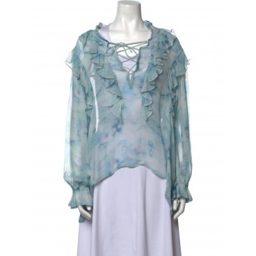 Blusa in viscosa tye die