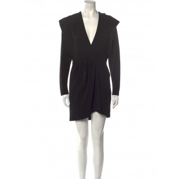 Abito nero con lurex