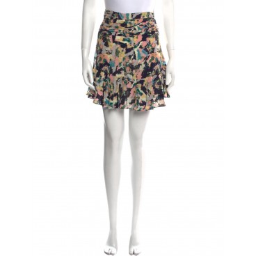 Gonna multicolor con ruches