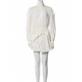 Abito bianco in cotone