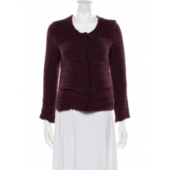 Giacca in lana bordeaux