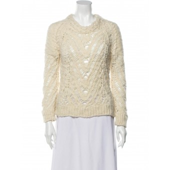 Maglia in lana traforata