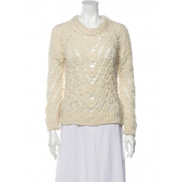 Maglia in lana traforata