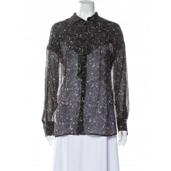 Camicia in viscosa fantasia