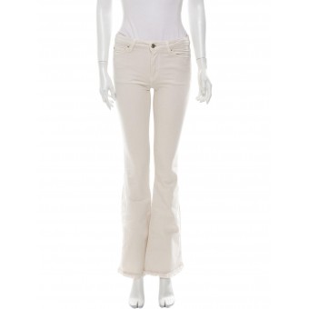 Jeans scampanati bianchi