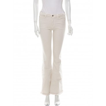 Jeans scampanati bianchi