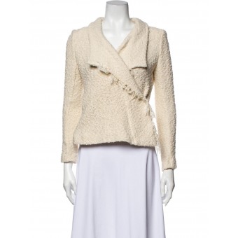 Giacca in cotone bianca