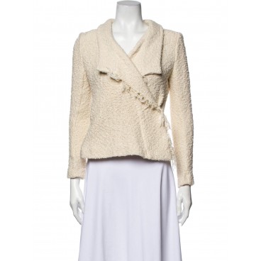 Giacca in cotone bianca
