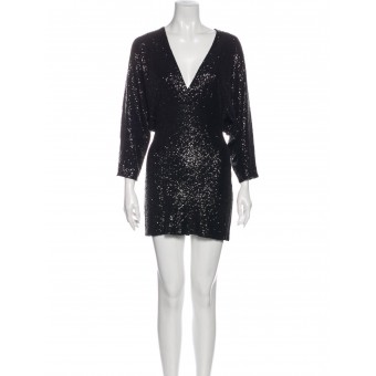 Abito in paillettes nero