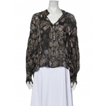 Blusa paisley in viscosa