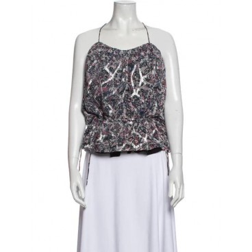 Top multicolor seta e lurex Top multicolor seta e lurex