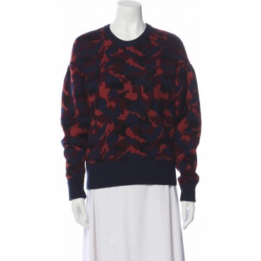 Maglione in lana maculato