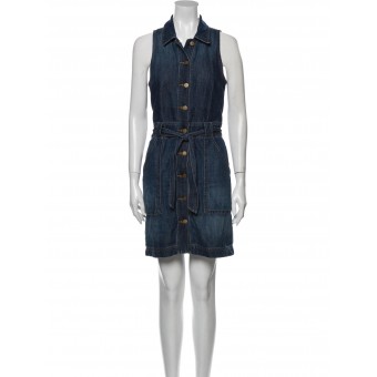 Abito in denim smanicato