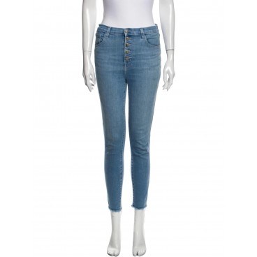 Jeans skinny con bottoni