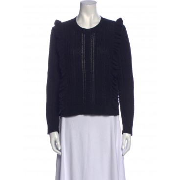 Maglia in lana con ruches