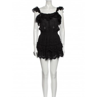 Abito in cotone nero