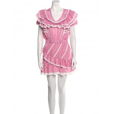 Abito rosa in cotone 